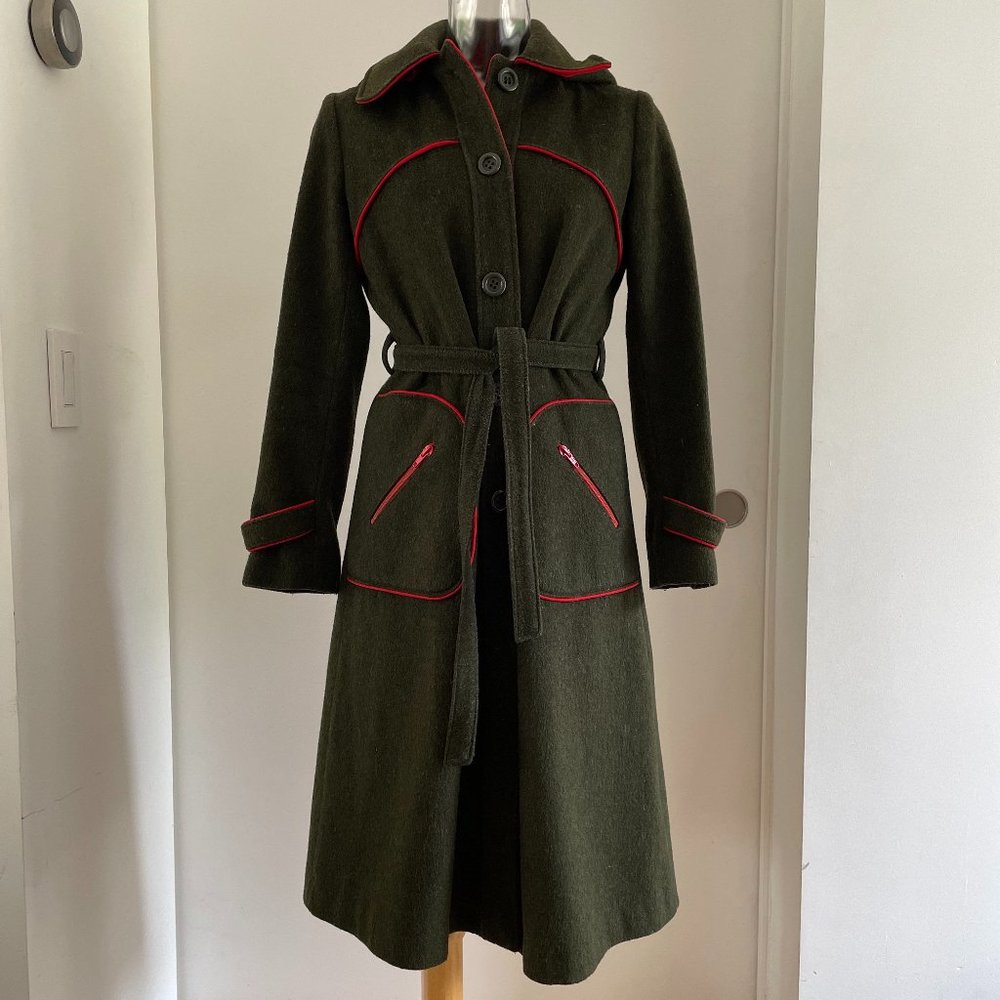 Vintage British Wool Coat